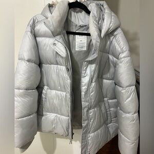 GAP silver cool puffed JACKET XXL